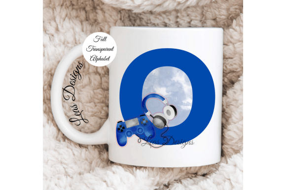 Blue Gaming Alphabet Clipart a-Z: A Practical Design Asset for Streamlined Creative Projects