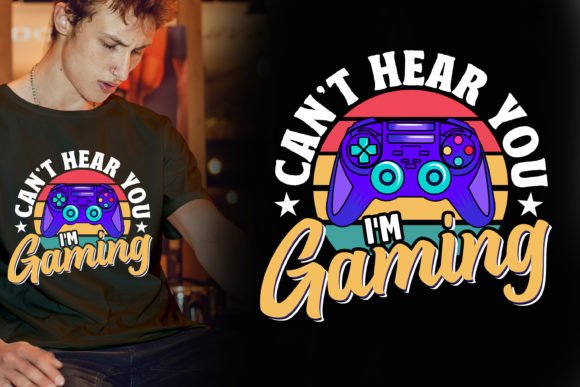 Bringing the I Am Gaming Vector Tshirt Design Into Your Next Project