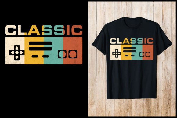 Classic Vintage Gaming Retro T-Shirt Designs