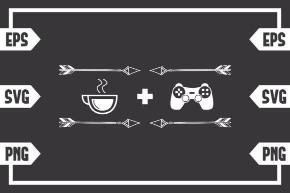 Digital Design Asset: Integrating the Arrows Coffee Plus Gaming Controller Graphic into Your Workflow
