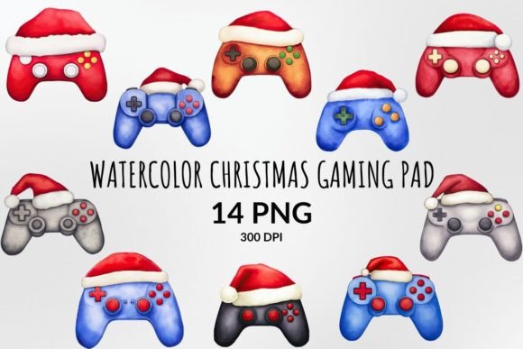 Discovering the Charm of Watercolor Christmas Gaming Pad Clipart: A Complete Guide for Creatives and Gamers