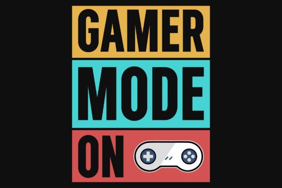 Gamer Mode on Gaming T-Shirt Design: A Practical Asset for POD Sellers