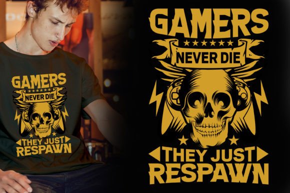Gamers Never Die: Crafting Identity Through a Gaming Vector Design
