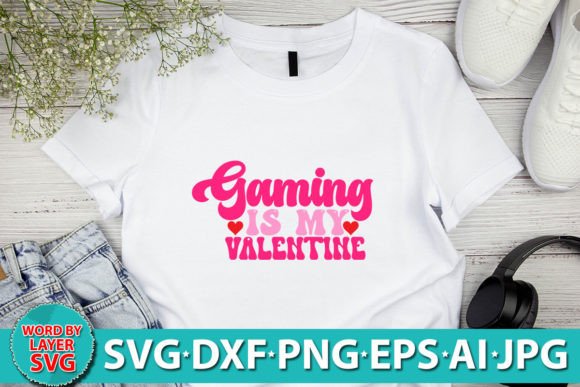 Gaming is My Valentine: A Timeless RETRO SVG Cut File