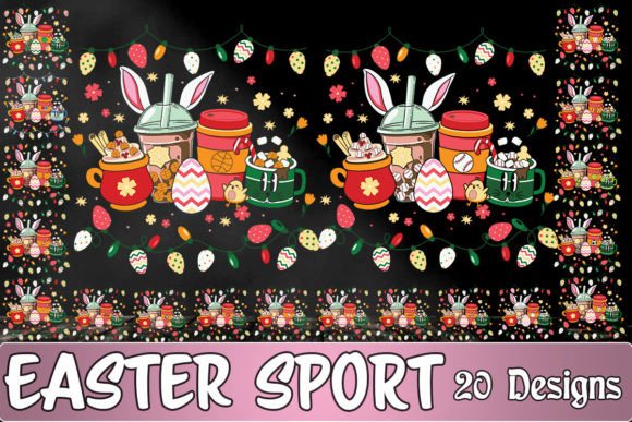 Sport Cup Easter SVG Bundle: 20 Creative Designs