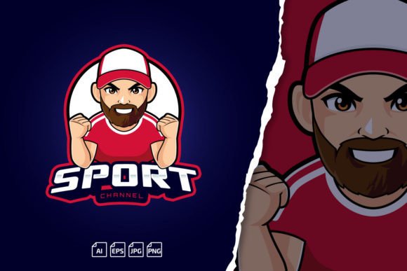 Sport Gaming Streamer Logo: Power Up Your Channel Identity