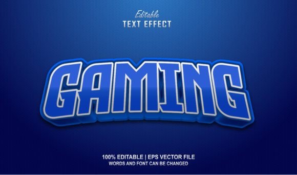 Text Effect Gaming Blue: Create Bold 3D Titles Easily
