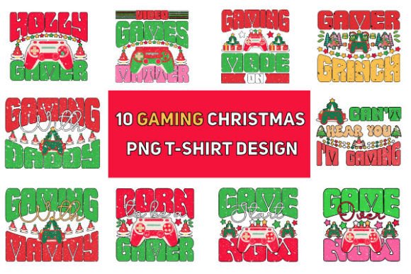 The Gaming Christmas T Shirt Design Bundle: A Gateway to Festive Digital Creativity