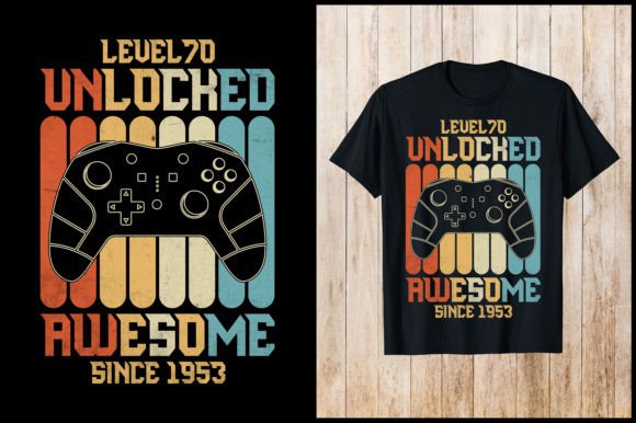 The Level 70 Unlocked Gaming T-Shirt: An Evaluation for Fans and Merch Creators
