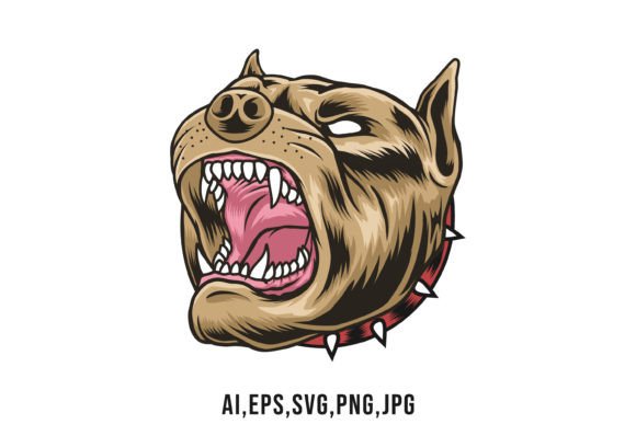 The Power of a Pitbull Head Vector Illustration in Modern Design