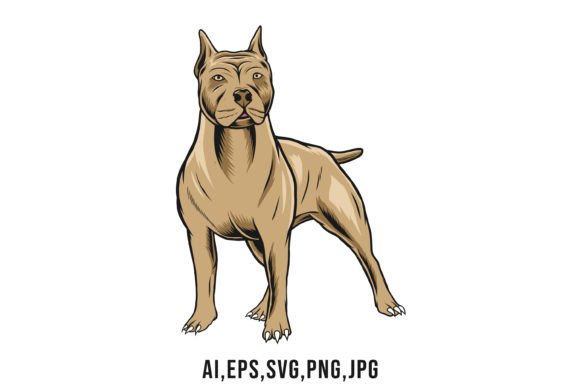 The Power of the Pitbull: How Vector Illustration Captures a Timeless Symbol