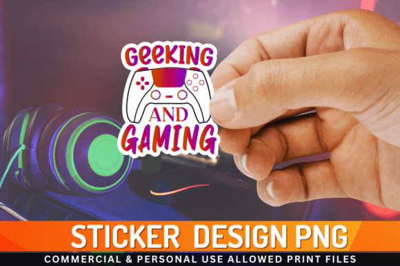 Unlock Creativity with GeeKing Gaming Sticker PNG Designs