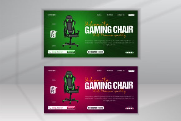 Unlock Your Brand's Potential with Gaming Chair Web Banners