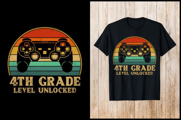 What Makes the 4th Grade Level Unlocked Gaming T-Shirt So Special?